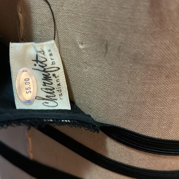 Charmfit's Black Lace Push Up Pads Bra 32B 1956 - Picture 12 of 15